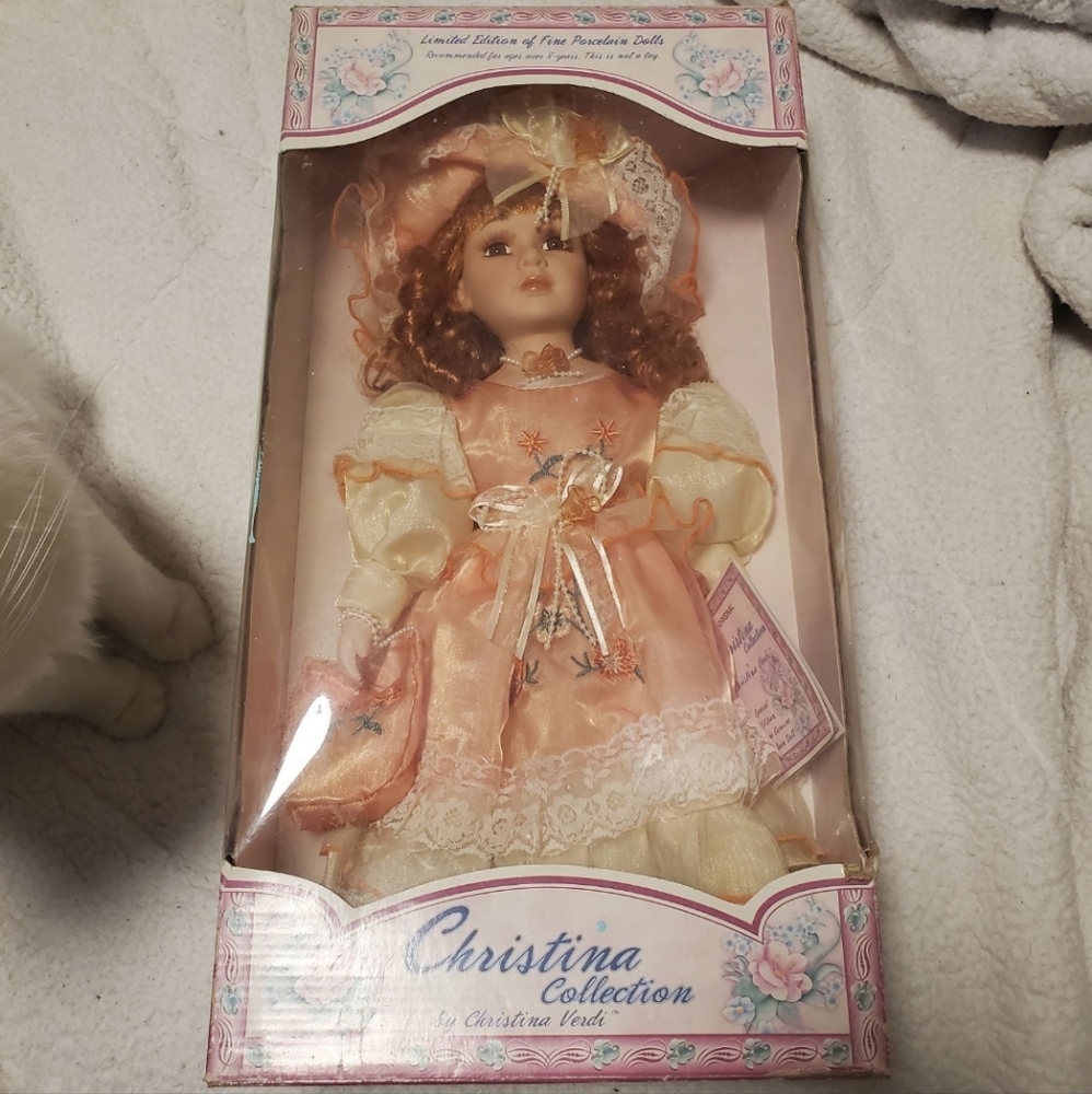 Christina Collection Cusomized Porcelin Doll by Christina Verdi